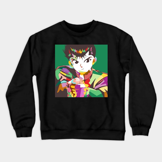 Urameshi Yusuke Crewneck Sweatshirt by BarnawiMT